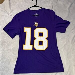 Nike Purple T-Shirt with Number 18